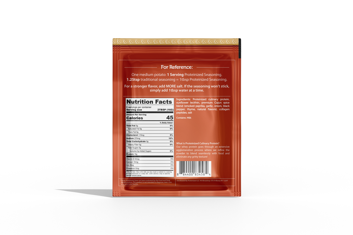 Proteinized Cajun Protein Seasoning